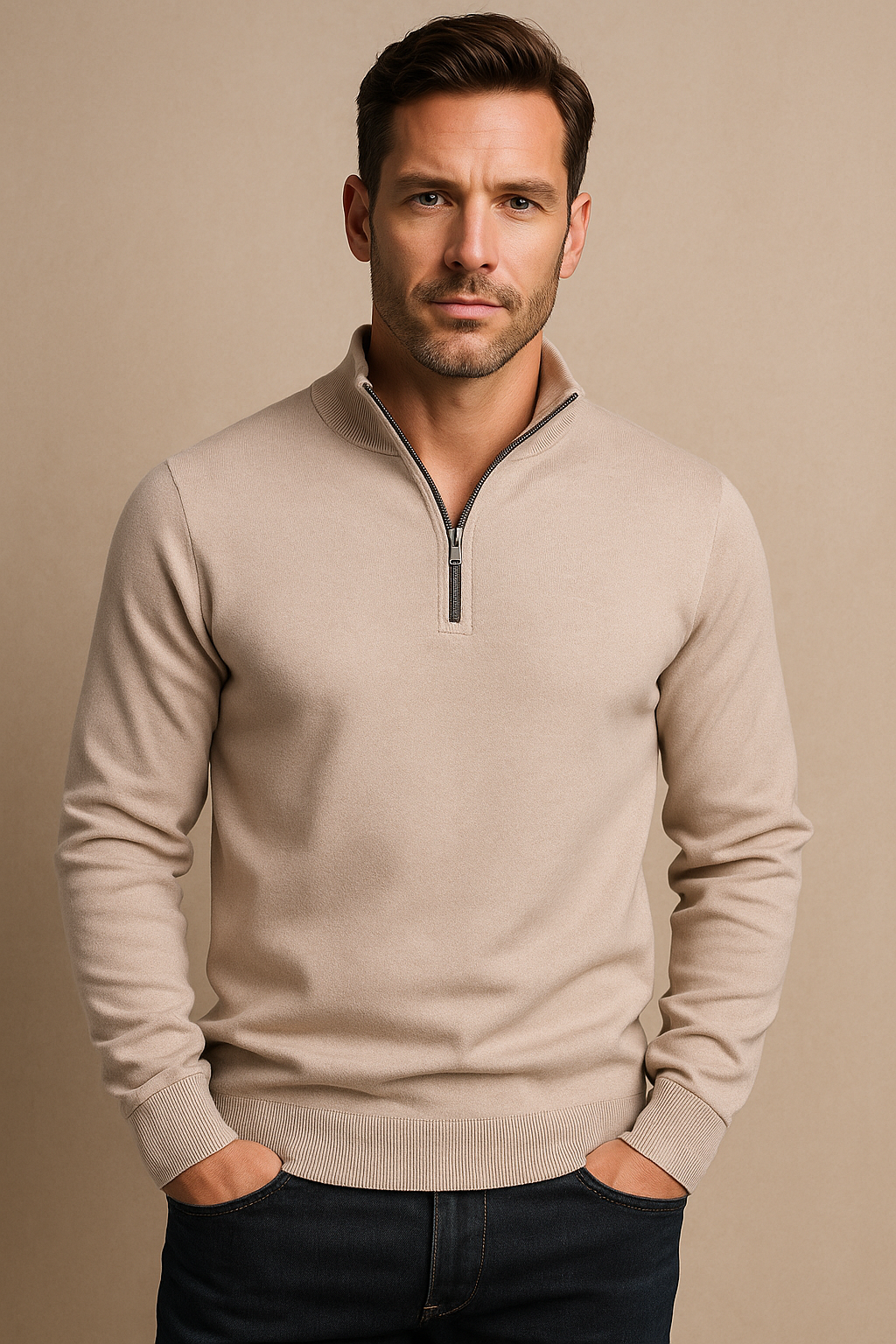 KYNCILOR Half Zip Sweater